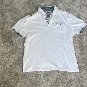 White Ted Baker Polo Shirt